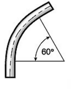 6 Sch. 10 Stainless Steel Elbow, 60 x 60 CLR