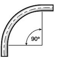 1.5" Sch. 10 Stainless Steel Elbow, 90 x 10" CLR