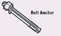 3/8" x 3-3/4" Zinc Bolt Anchor