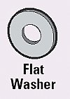3/8" Zinc Flat Washer 