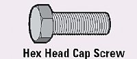 3/8" x 1-1/4" Zinc Hex Head Cap Screw