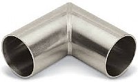 4" 16 Ga. Carbon Steel 2-Piece Mitered Elbow