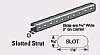 1-5/8"(D) x 1-5/8", 10' (L) 12 ga. Zinc Slotted Strut