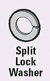 3/8" Zinc Split Lock Washer 