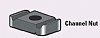 3/8" Zinc Channel Nut