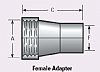 Female Adapter, 2.5" FNPT x 2.5" OD, Aluminum