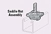 Zinc Saddlenut Assembly